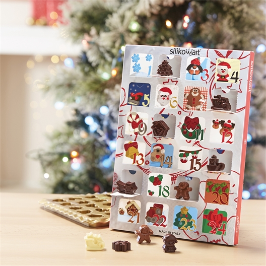 Kit calendrier de l'Avent en chocolat