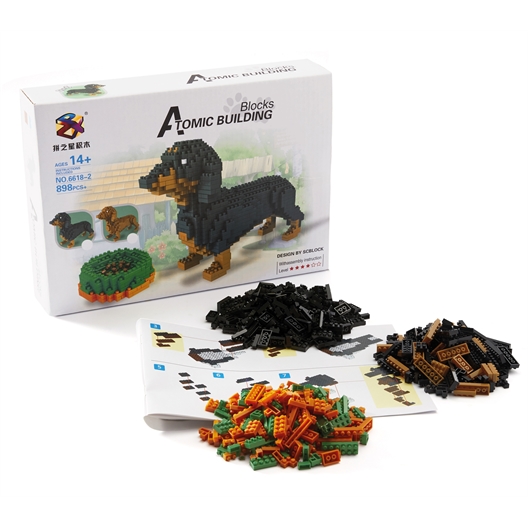 Puzzle 3D chien Teckel