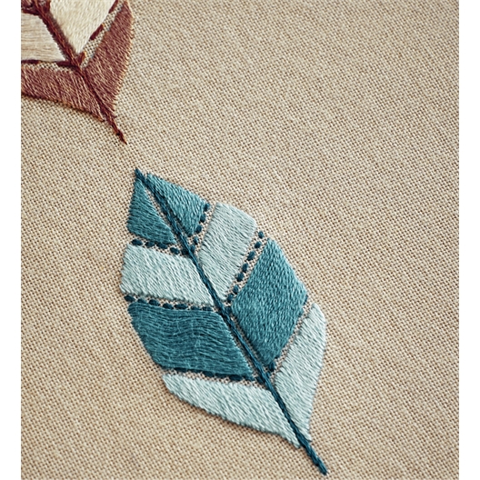 Kit surnappe à broder plumes