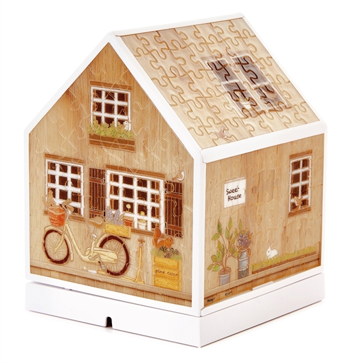 Maison puzzle 3D à monter Cabane