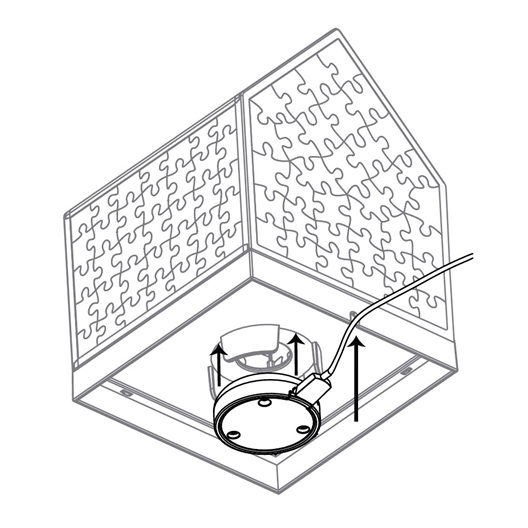 Maison puzzle 3D à monter Cabane