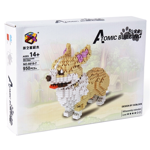 Puzzle 3D chien de compagnie Corgi