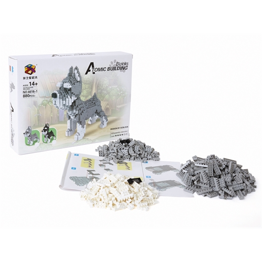 Puzzle 3D chien Schnauzer