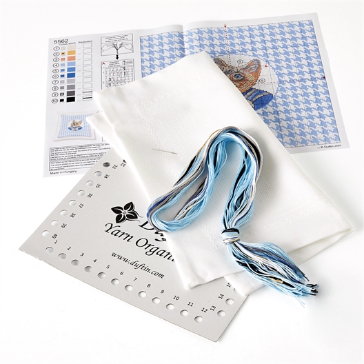 Kit coussin à broder Aristo chat 40 x 40 cm