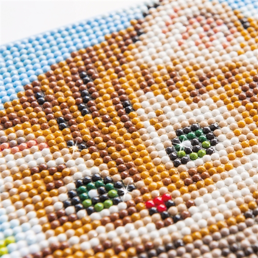 Kit broderie diamant Chaton dans l'arbre