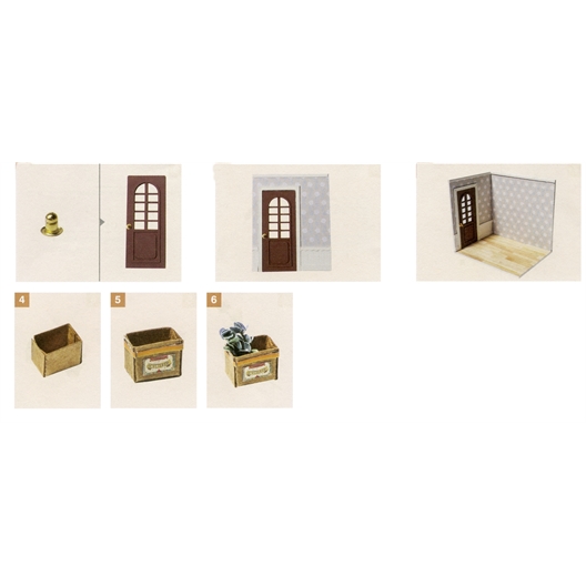 Maison miniature à créer Chambre