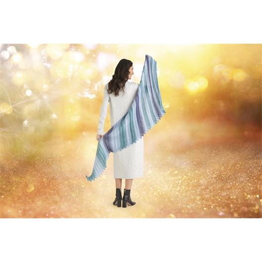 Modèle tricot Juliette étole n°2