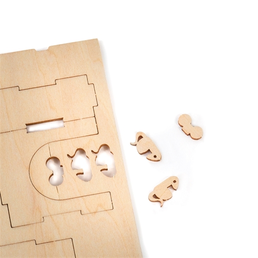 Puzzle 3D bois Chats joueurs Arbre à chat