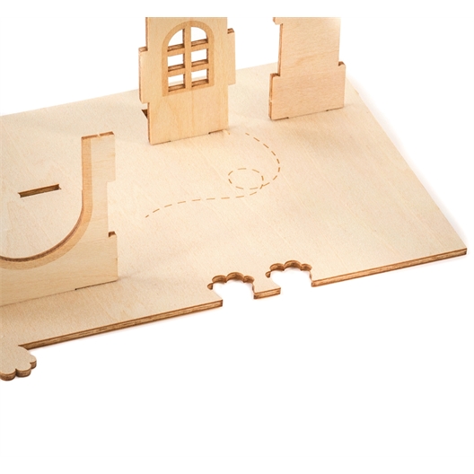 Puzzle 3D bois Chats joueurs Arbre à chat