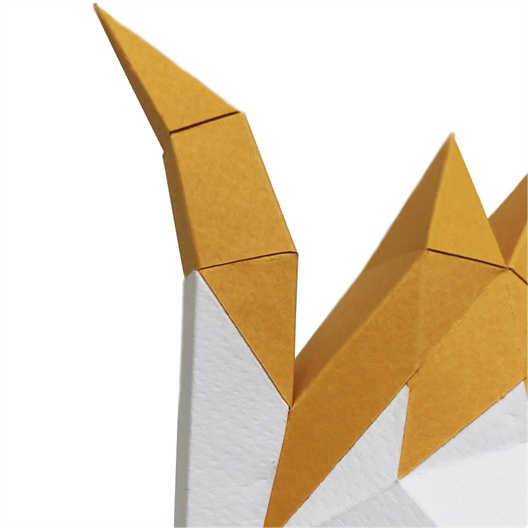 Kit sculpture en papier Cacatoès