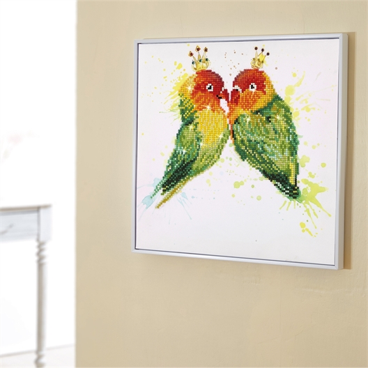 Kit broderie diamant Oiseaux amoureux
