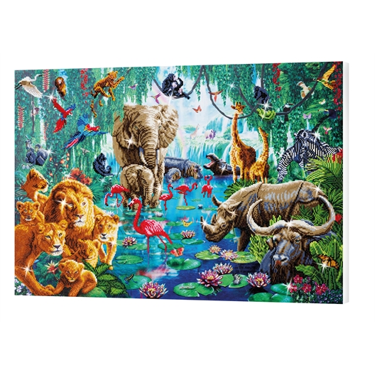 Kit perles à coller Jungle en folie