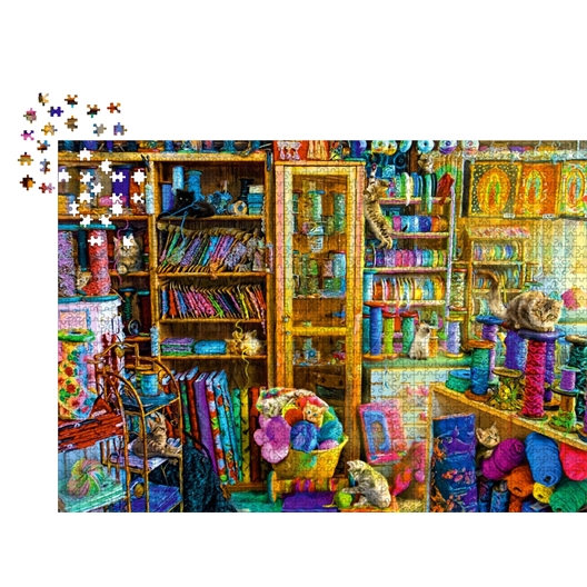 Puzzle 1000 pièces Le paradis des chats
