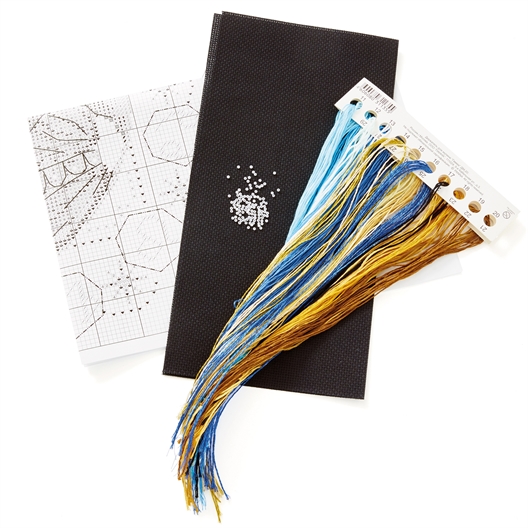 Kit broderie signe du zodiaque Verseau