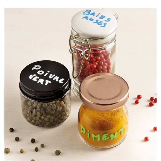 Set marqueurs effet craie lavables