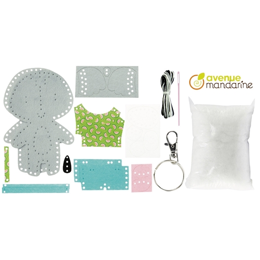 Kit porte-clés feutrine Riley le koala