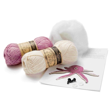 Kit tricot Olivia la pieuvre