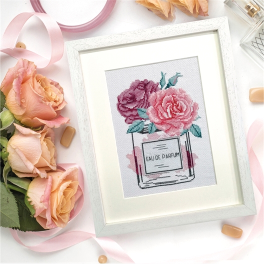 Kit point de croix Eau de parfum rose
