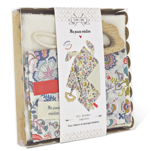 Kit couture Liberty doudou Nuage