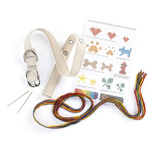 Collier pour chien à broder Taille S