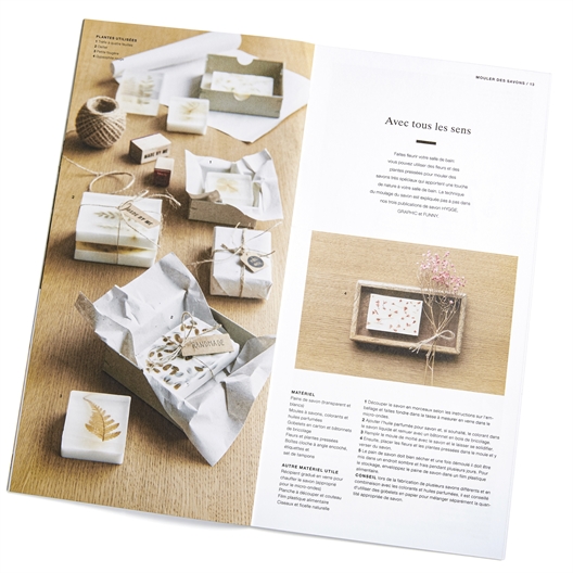 Livre d'instructions fleurs séchées