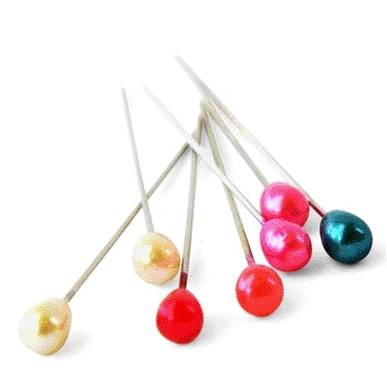 Pique épingles roses en fleurs