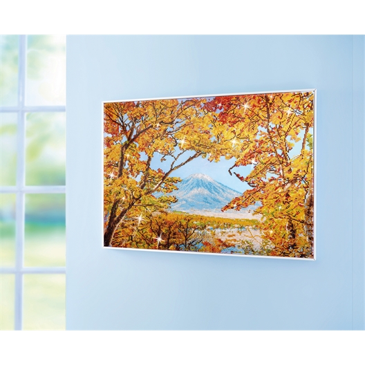 Kit perles à coller Diamond Dotz® sur toile Automne dans les montagnes