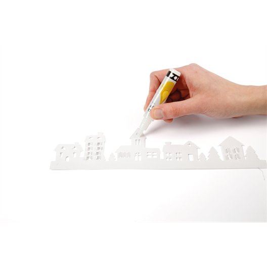 Kit 2 cloches avec décoration village de Noël