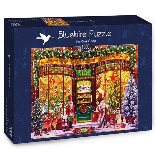 Puzzle 1000 pièces Magasin de jouets à Noël