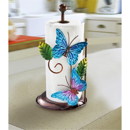 Dérouleur papillons bleus