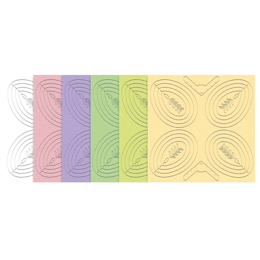 Set de décoration œufs 3D pastel