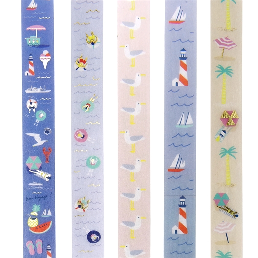 Set de 5 Masking Tape Maritime