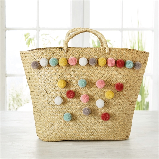 Lot de 24 pompons laine pastel ou multicolore