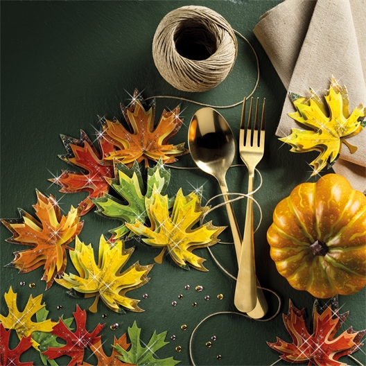Kit déco feuillage automnal