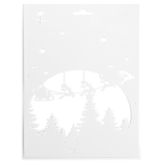 Ideen Mit Herz Pochoir Pour Fenêtre, En Plastique, Format DIN