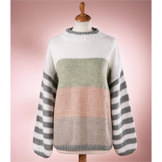 Modèle tricot Shetland pull n°1