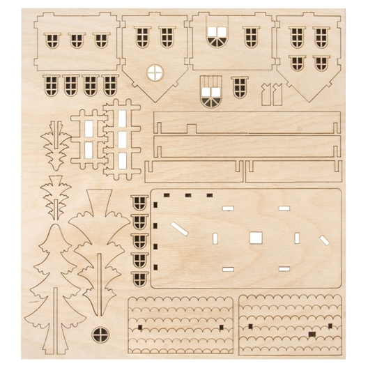 Kit Chalet 3D en bois