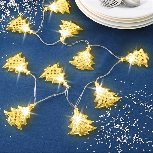 Guirlande sapins LED