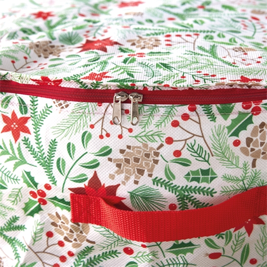 Housse rangement couronne de Noël