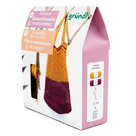 Kit filet de courses à crocheter