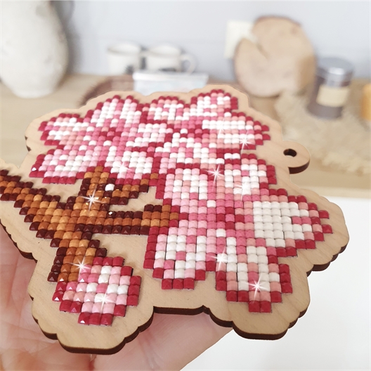 Kit déco florale à diamanter