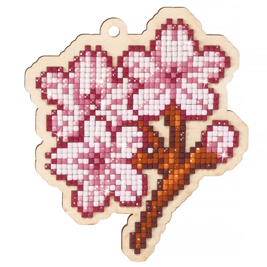 Kit déco florale à diamanter