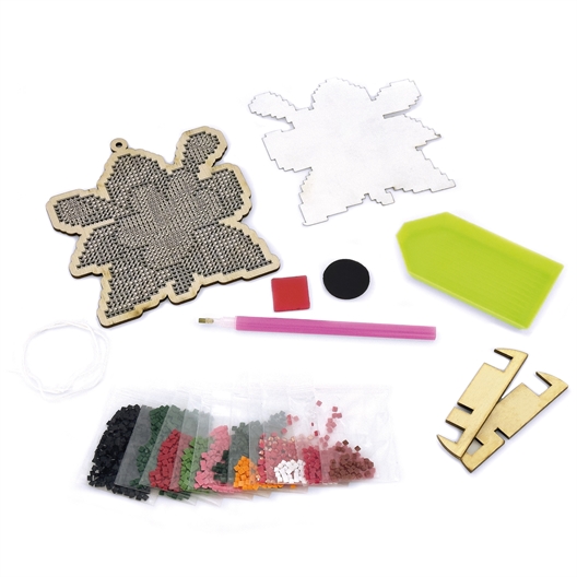 Kit déco florale à diamanter