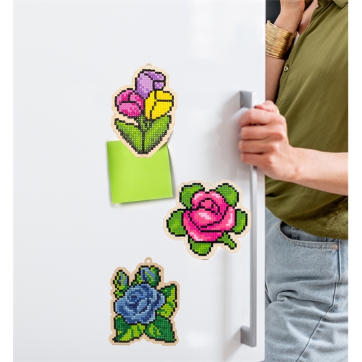 Kit déco florale à diamanter