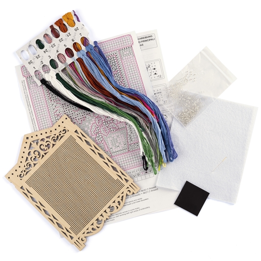 Kit cadre chat à broder