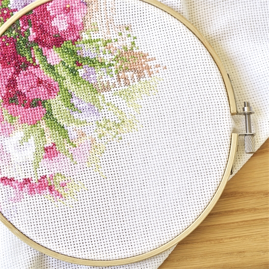 Tambour à broder bambou (20 cm)