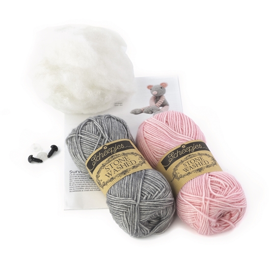 Kit doudou à tricoter : divers modèles