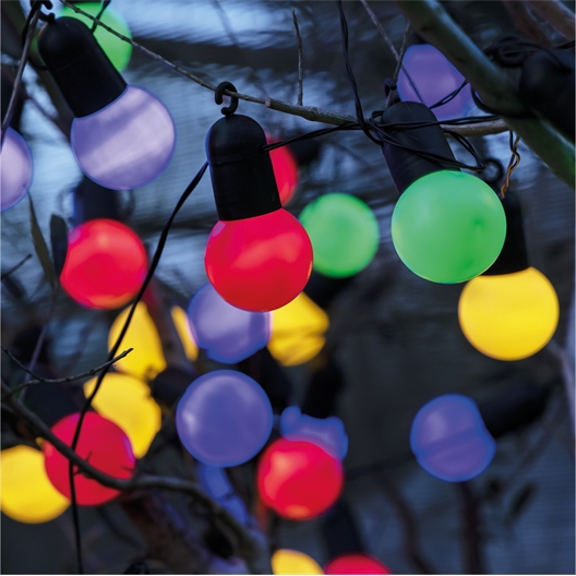 Guirlande solaire 4 couleurs