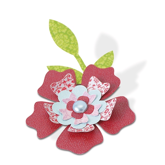 Kit déco 3D en papier fleurs