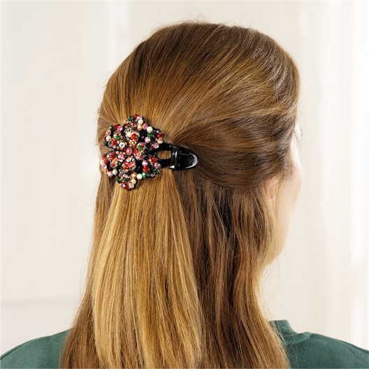 Pince à cheveux diamantée